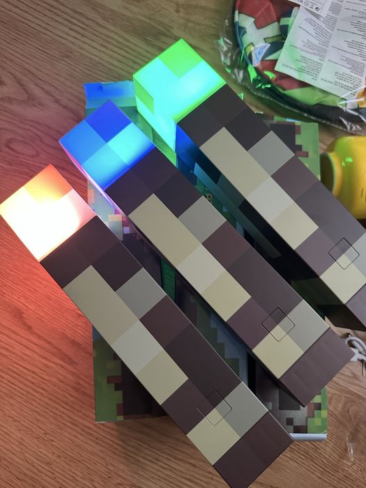 Якісніший! Ночник факел майнкрафт нічник minecraft факел