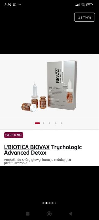 Ampułki do włosów Nowe