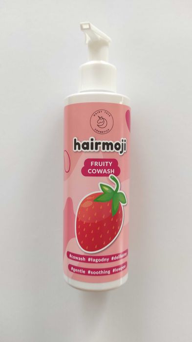 Delikatny szampon w kremie Hairy Tale - Hairmoji Fruity Cowash