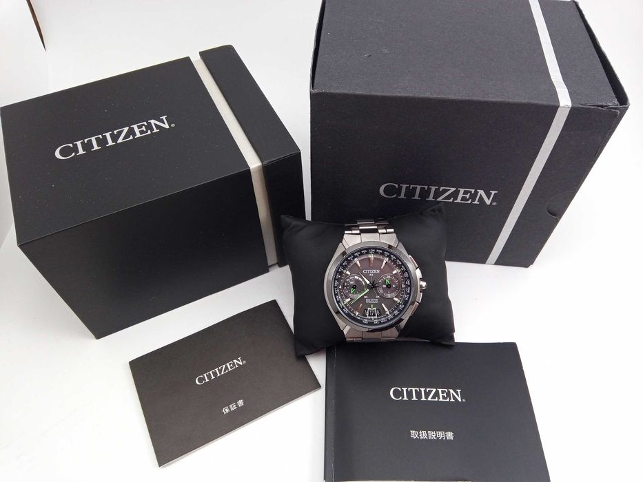 Часы Citizen GPS Attesa CC1086-50E Eco-Drive титан вечник сапфир