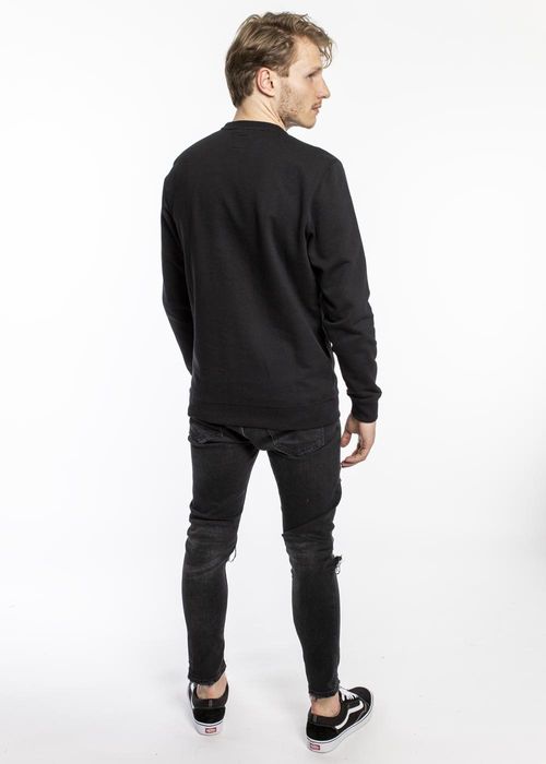 Bluza czarna z nadrukiem logo Vans M