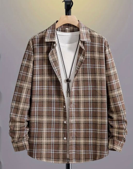 Сорочка жіноча , сорочка коричнева, сорочка тренд S