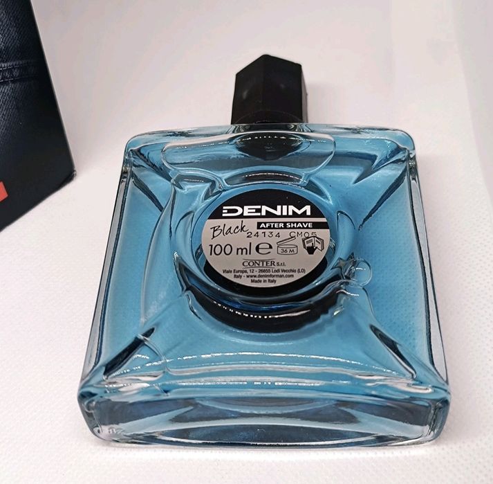 Denim Black After Shave 100ml – Classic Men’s Scent – Made in Italy