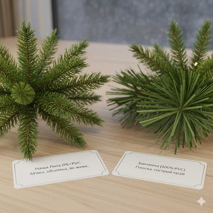 Ялинка штучна Лита ПРЕМІУМ (1.5м - 2.5м) Як справжня! Виробник