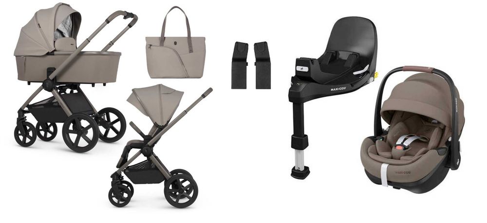 4w1 Venicci Upline 2 + Maxi Cosi Pebble 360Pro2 + baza
