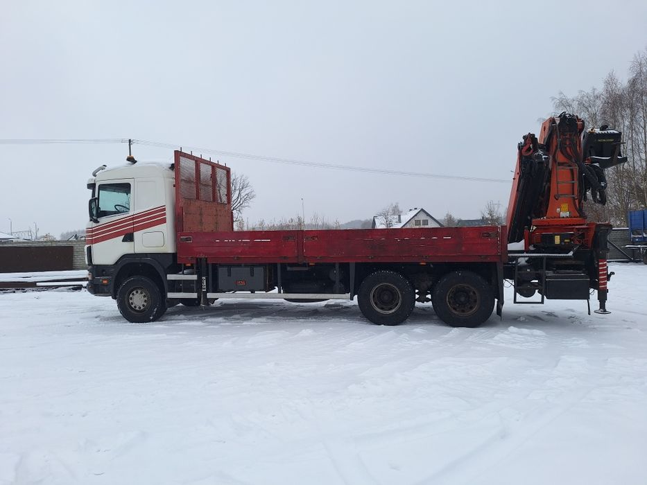 Scania 124L 6x4 470koni PALFINGER 40002