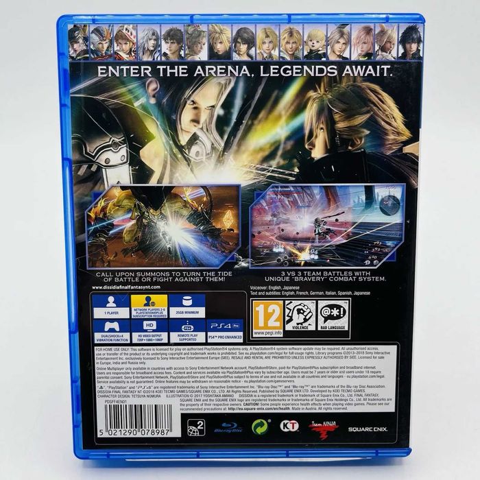 Final Fantasy Dissidia NT PS4