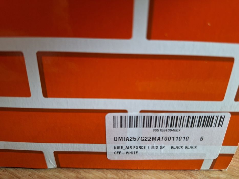 Buty offwhite 37.5