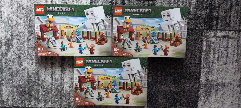 Lego Minecraft Movie The Ghast Balloon Village Attack 21273, nówka