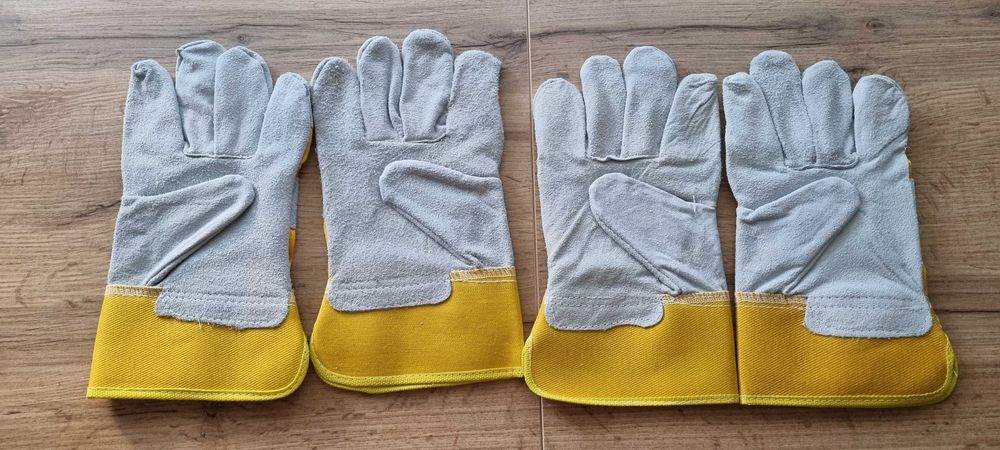 Rękawice ochronne wzmacniane skórą  VIC-TEC  2 pary