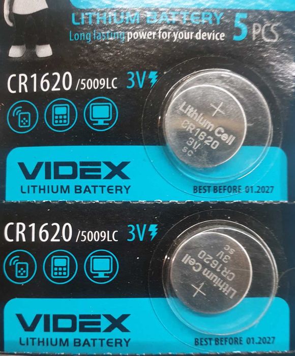 батарейка CR1616/1620/1632 Lithium