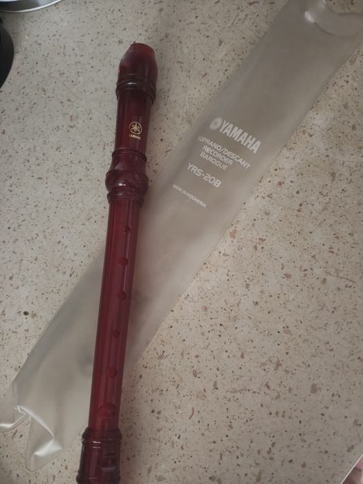 Flet yamaha śliczny czerwony