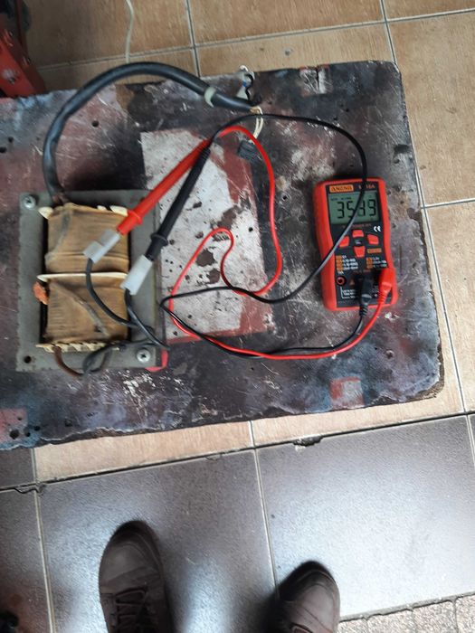 Transformator 230V na 35,5V/379VA, z termikiem.