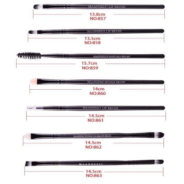 20 Pinceis Kit profissional MAANGE pinceis maquiagem maquilhagem