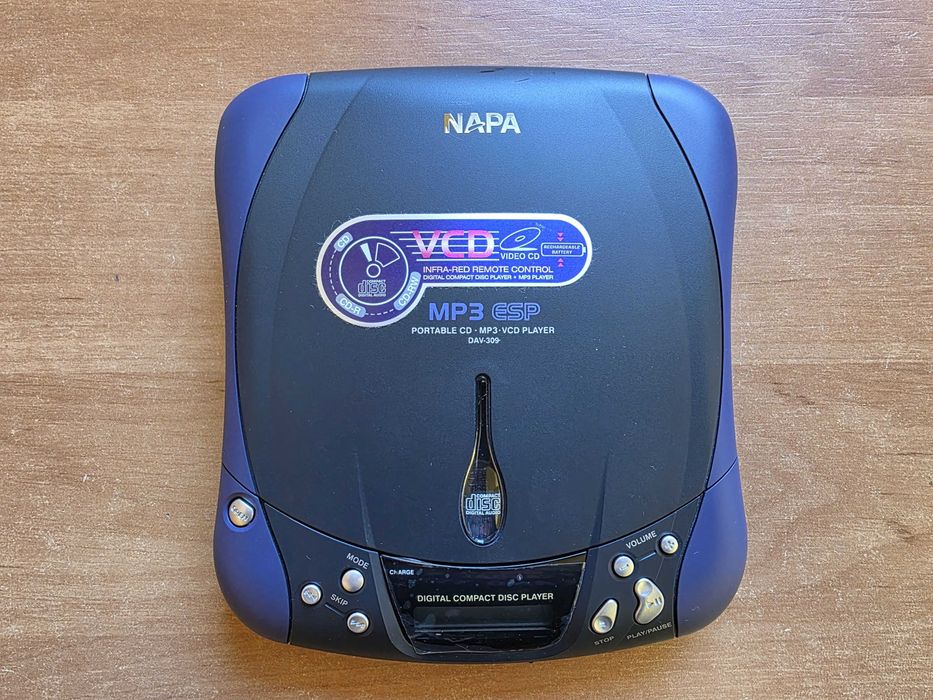 Odtwarzacz NAPA DAV309 pilot NOWY VideoCD MP3 CD-R CD-RW film GRATIS UNIKAT okazja