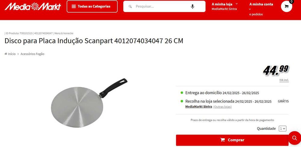 Induction Cooktop Disk for Scanpart64751315328643123