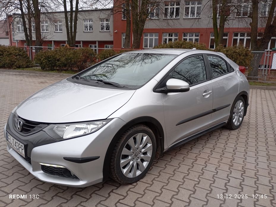 Honda Civic IX 2013r. Salon Polska#1wł#Zadbana#Kamera#Czujniki