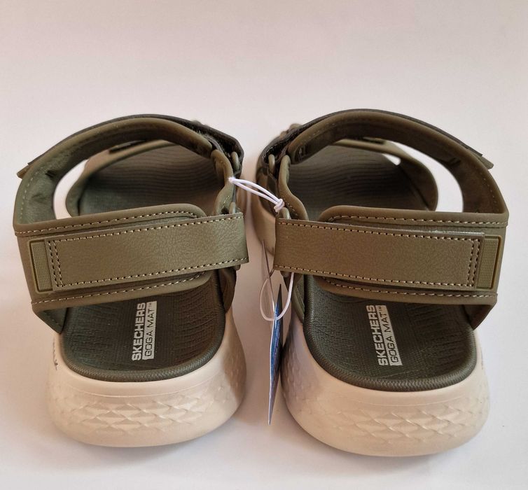 Skechers goga mat sandały męskie khaki 43