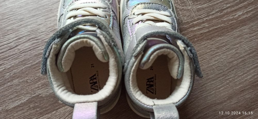 Хайтопи, кросівки, кеди, черевички для дівчинки, 21 розмір, Zara