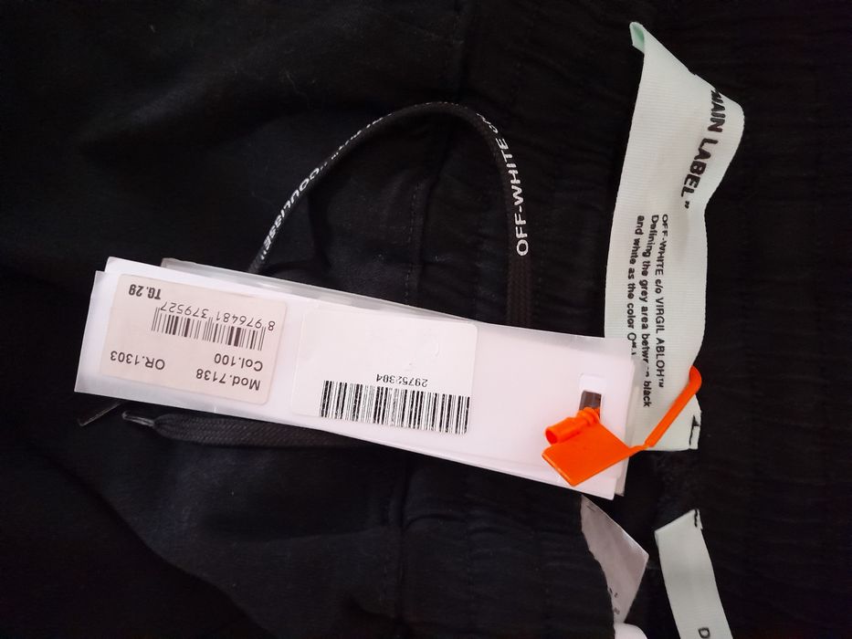 Оригинал OFF- WHITE брюки карго, р. 29