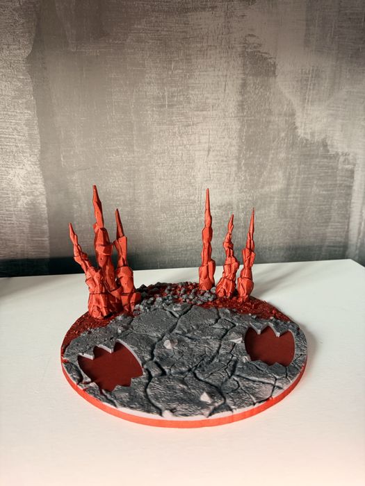 Figurka Groudon Pokemon – Druk 3D + Podstawka Diorama (20 cm)