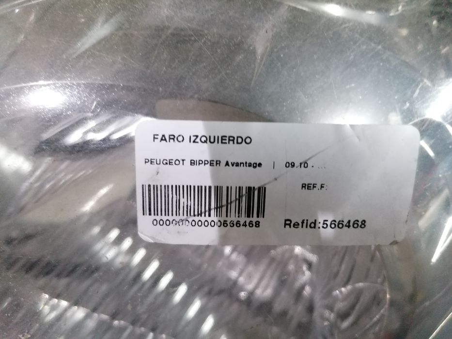 Farol peugeot bipper 2010