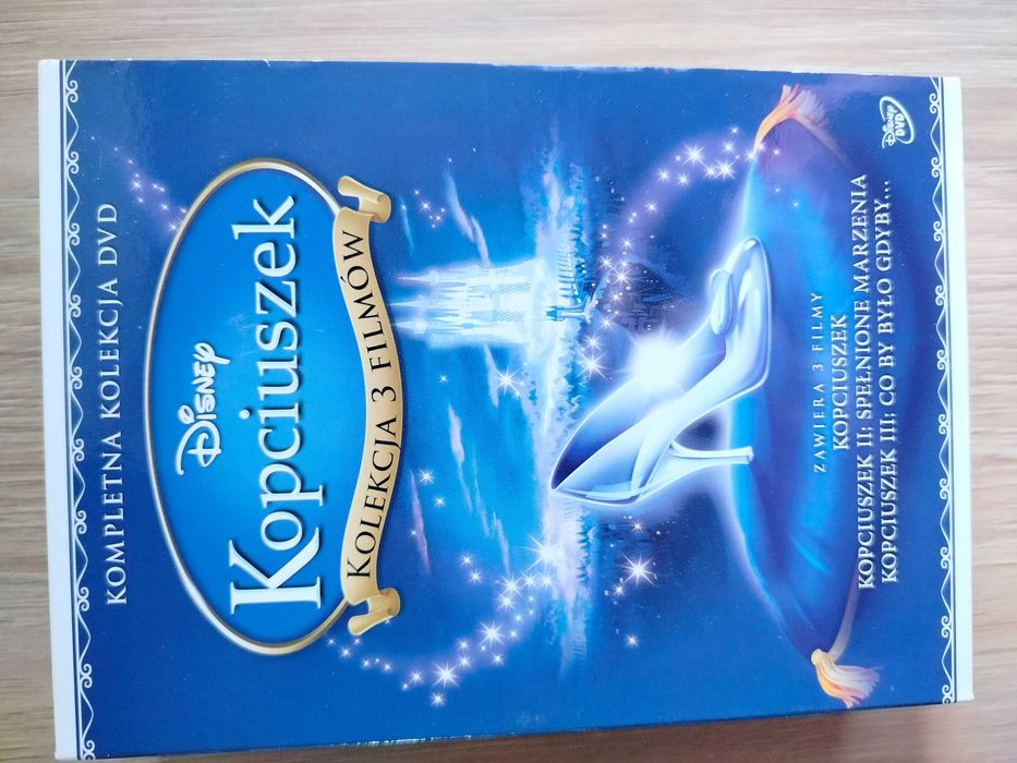 Kopciuszek kolekcja 3 filmów DVD Disney