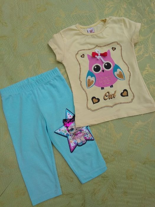 Красивый костюм с паетками и лол на девочку 3 лет, состояние отличное.