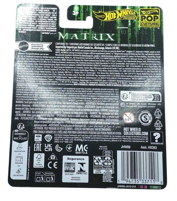 64 Lincoln Continental Matrix Hot Wheels Pop Culture JHW89 autko