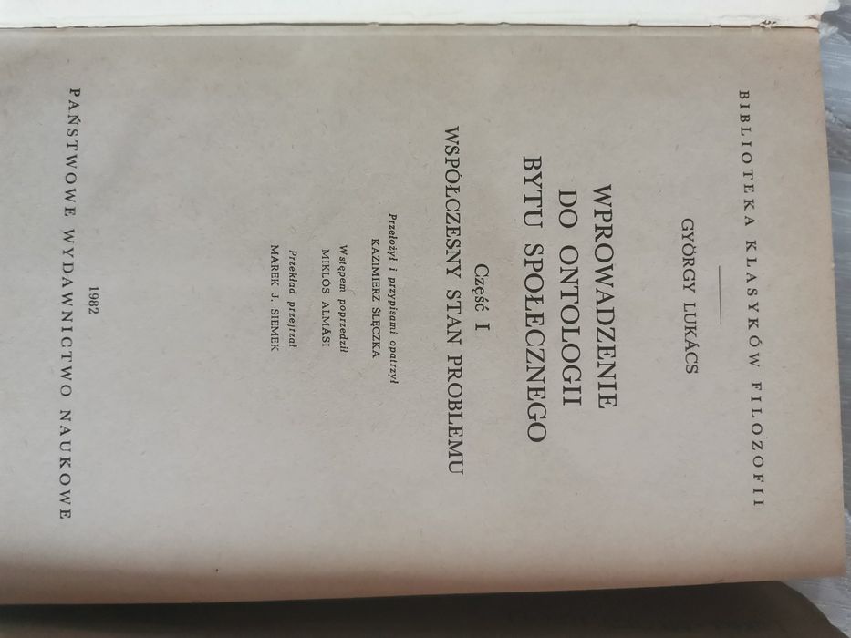 Lukacs, Wprowadzenie do ontologii bytu społecznego, Młody Hegel