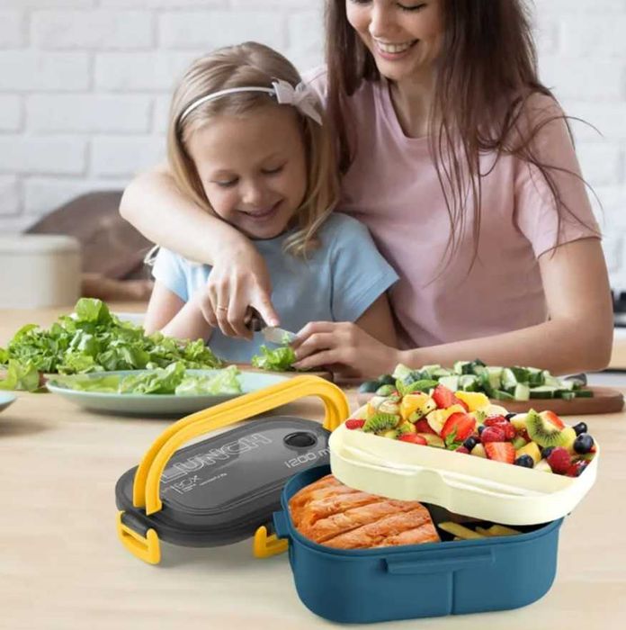 Pojemnik termiczny LunchBox Śniadaniówka Organizer na żywność Kubek
