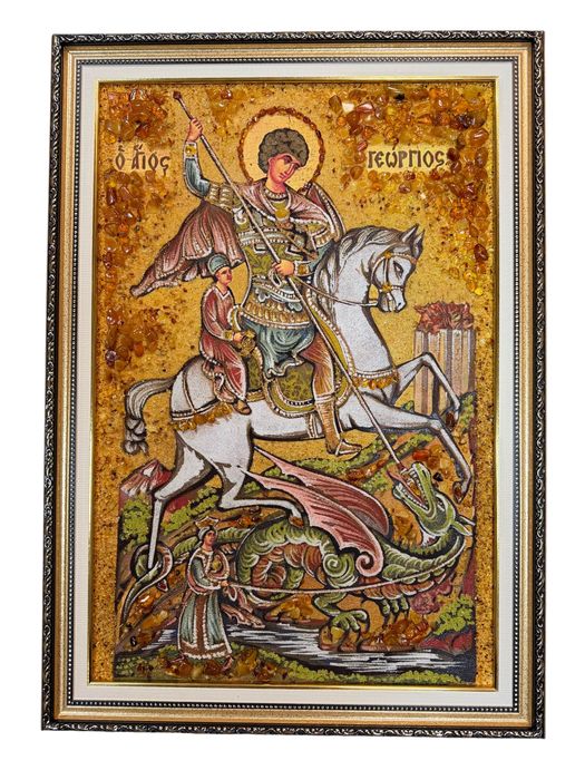 Ікони з бурштину