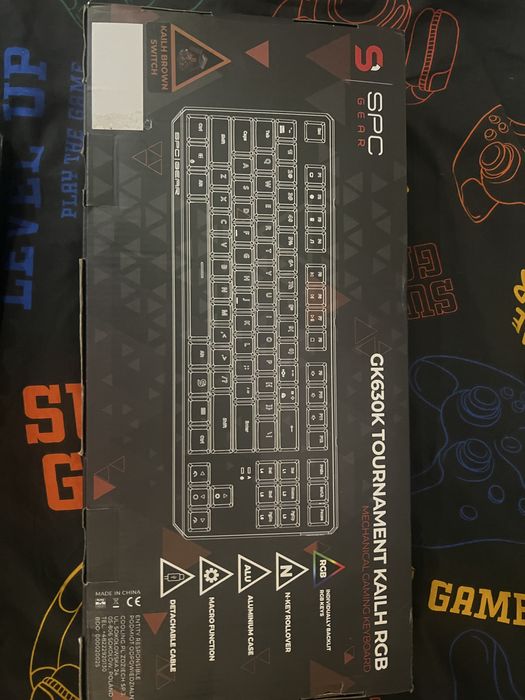 Klawiatura SPC GEAR GK630K kailh brown switch