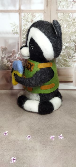 Єнотики валяні з шерсті, подарунки різні на вибір