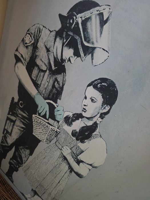 Wydruk na płótnie obraz 100x50 Banksy street art