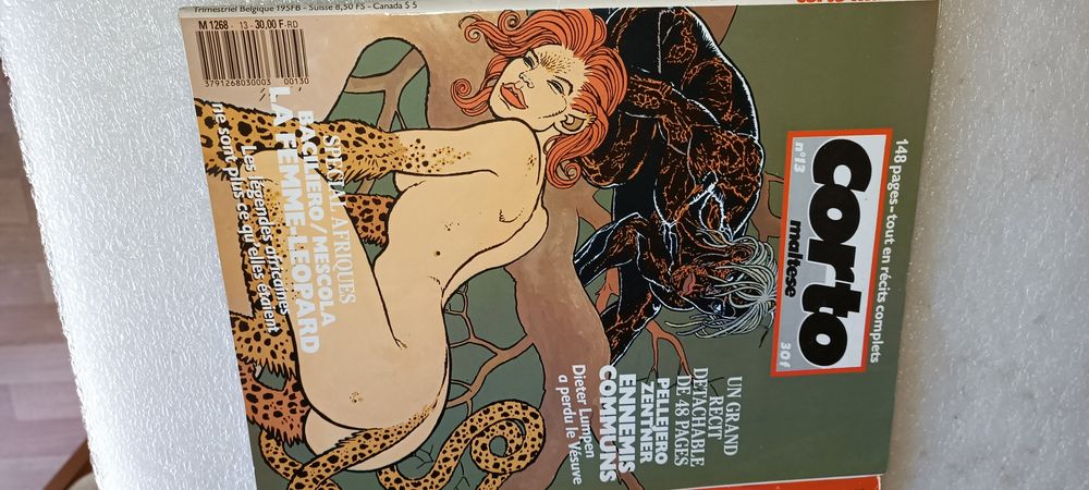 Antigas revistas banda desenhada Corto maltese