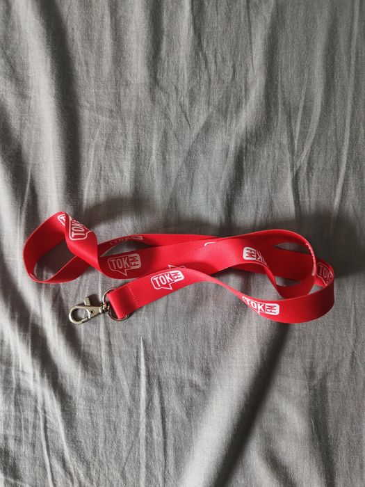 Lanyard TokFM smycz do kluczy
