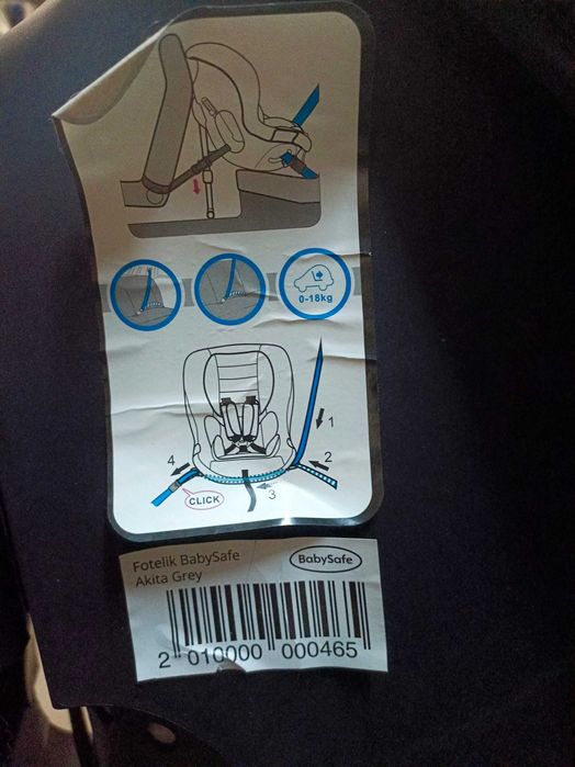 Fotelik Baby Safe  0-18kg