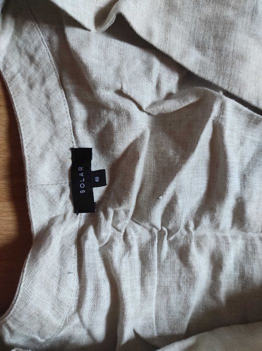 Blezer żakiet damski len 100 % solar rozmiar 40