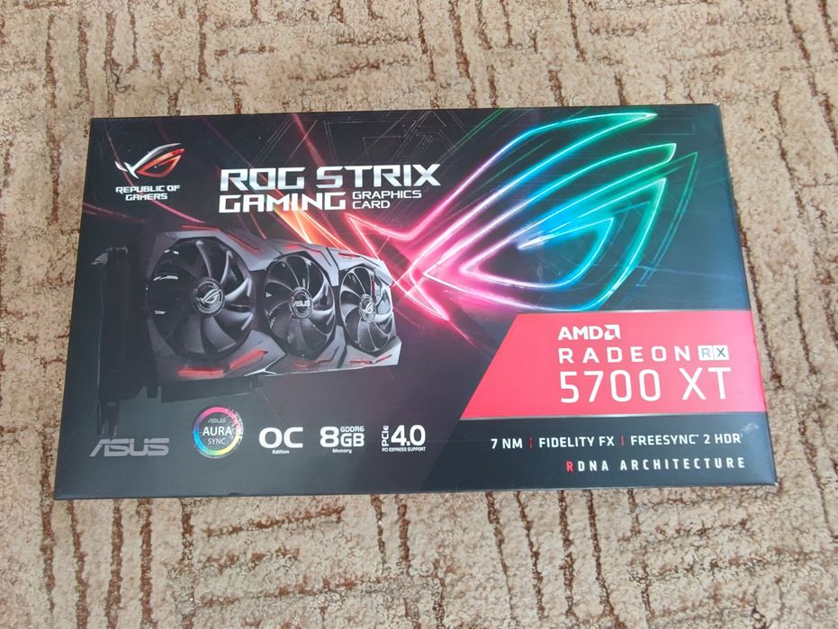 Видеокарта ASUS ROG strix rx 5700 xt 8gb: 6 000 грн. - Комплектуючі та ...