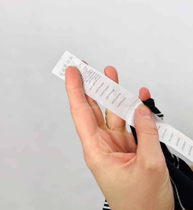 Czarna sukienka koszulowa w paski M 38