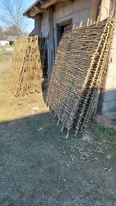 Wyroby z leszczyny panele,plotki.