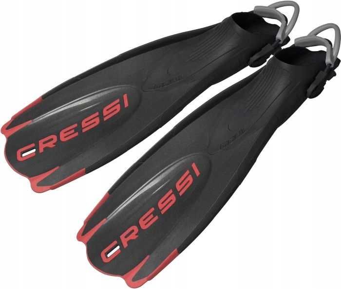 CRESSI Maui Fins płetwy regulowane z systemem EBS L/XL 44/47 czerwone