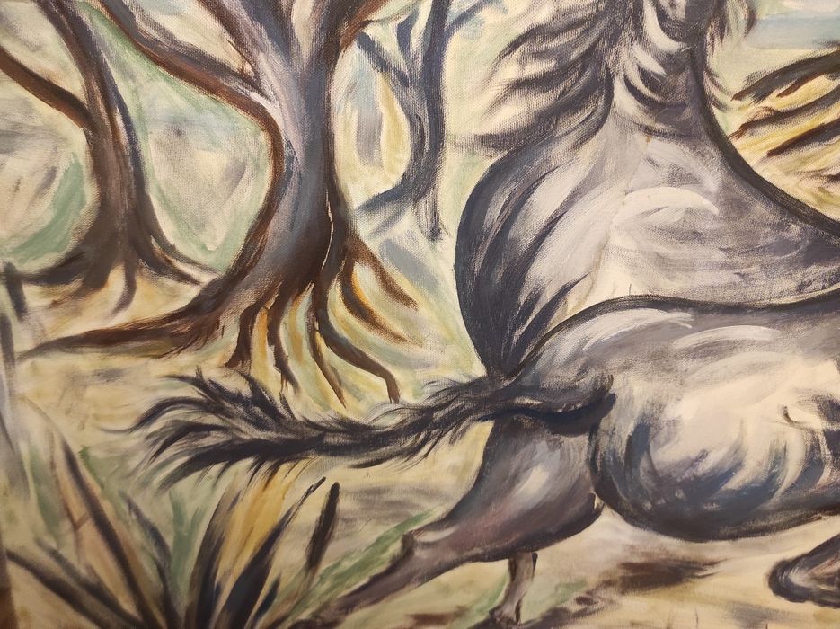 Pintura a óleo sobre tela