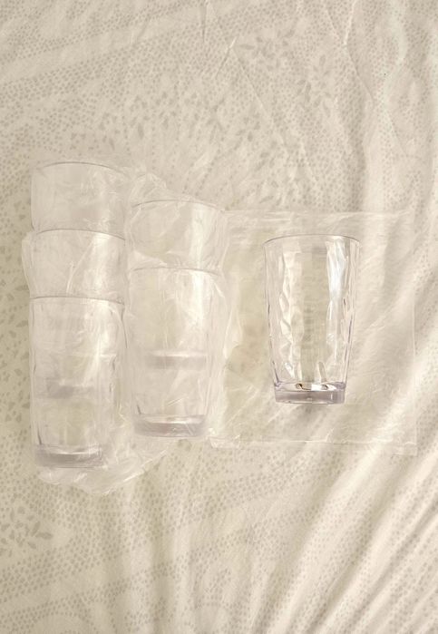 Copos 480 mL Ø 8,5/6,1x14,3 cm Transparente Policarbonato (6 Unidades)