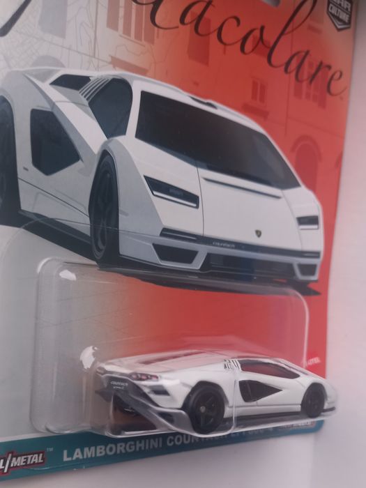 Lamborghini countach rodas de borracha