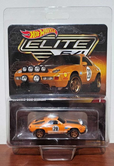 Mattel Creations Hot Wheels Collectors Elite 64 Porsche 928 Safari
