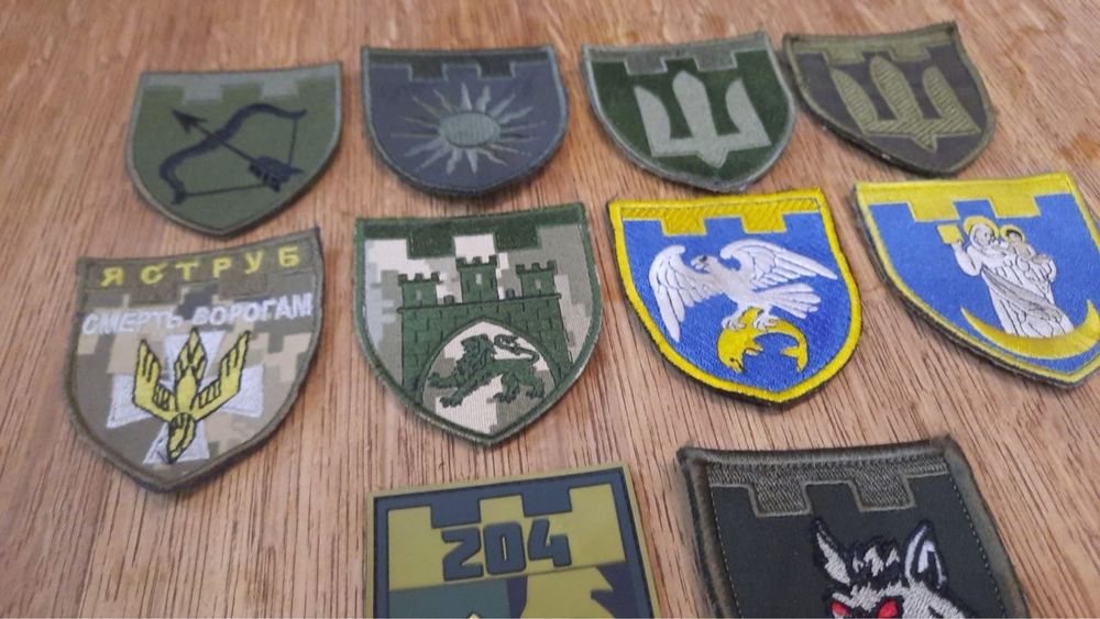 Ukrainskie naszywki sil terytorialnych