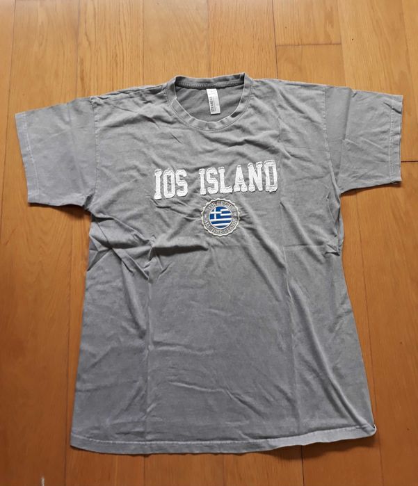T-shirt ilha Ios (Grécia) & Pipa originais novas