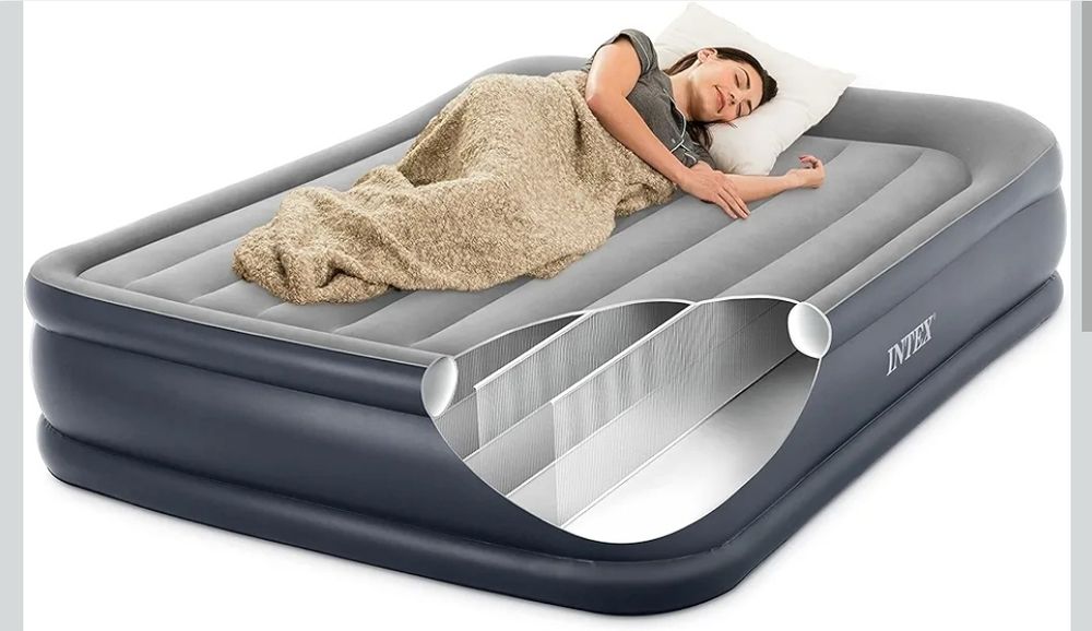 Intex 64136ND – Materac dmuchany Dura-Beam Pillow Rest Deluxe Double